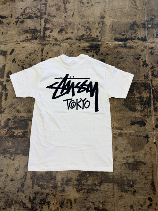 STUSSY TOKYO WHITE TEE