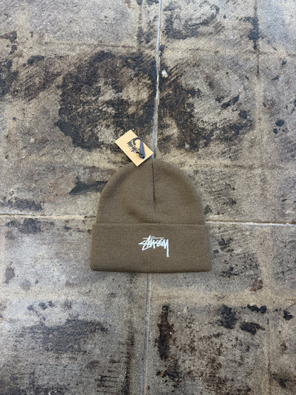 BROWN STUSSY BEANIE