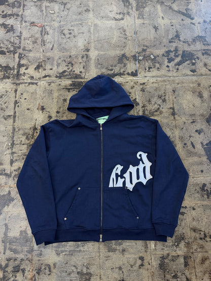 GODSPEED OG LOGO NAVY ZIP UP