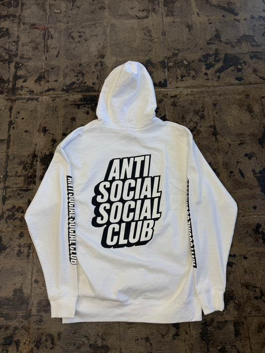 ASSC WHITE HOODIE (USED)