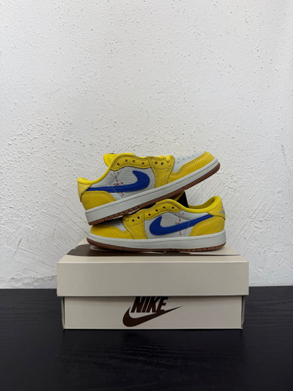 JORDAN 1 LOW TRAVIS SCOTT CANARY (PS&TD)