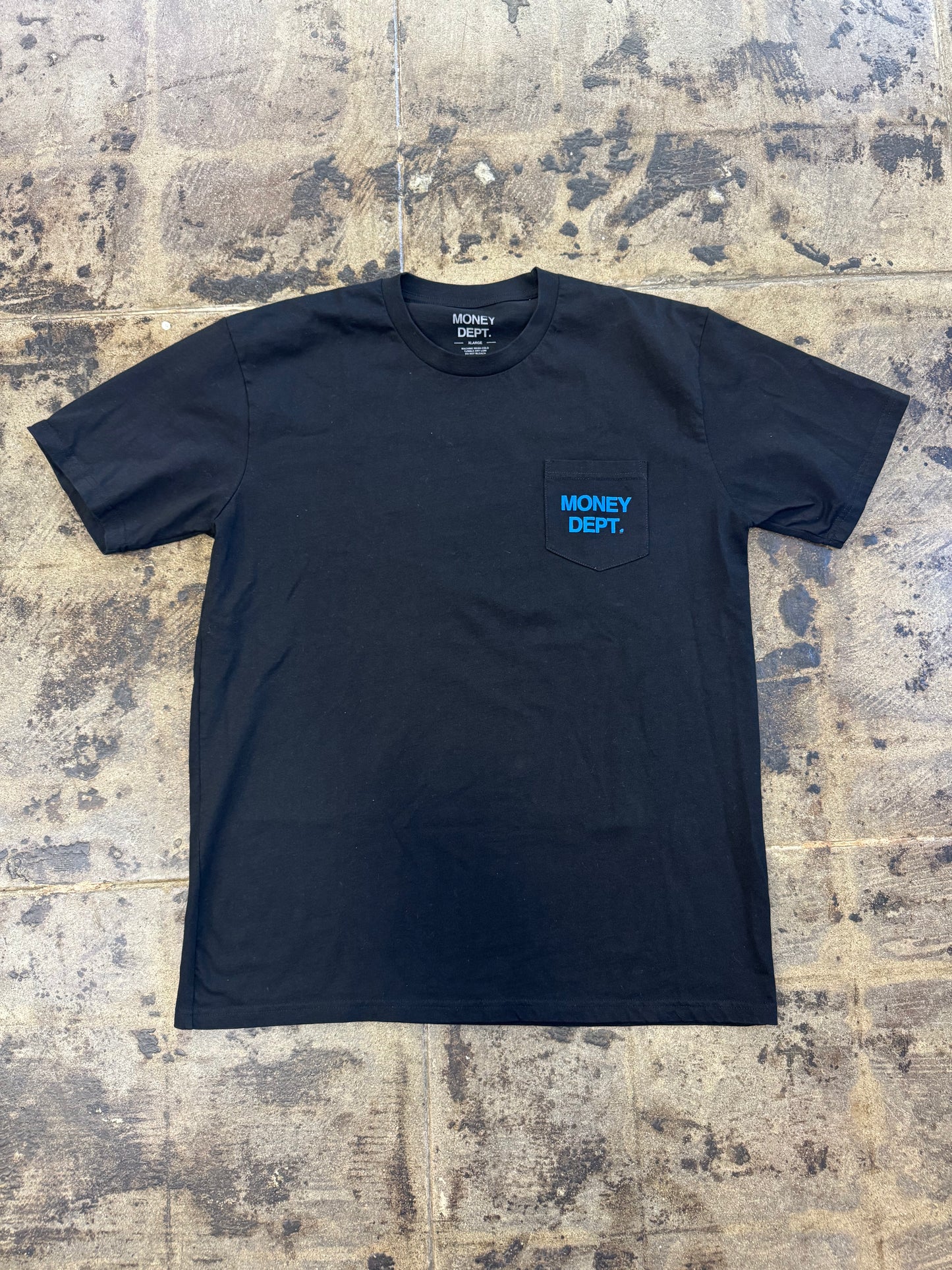 MONEY DEPT. DODGER BLUE POCKET TEE