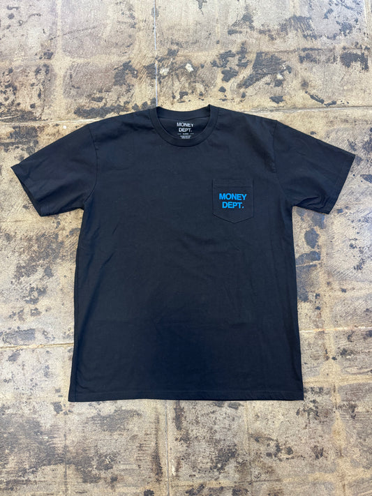 MONEY DEPT. DODGER BLUE POCKET TEE