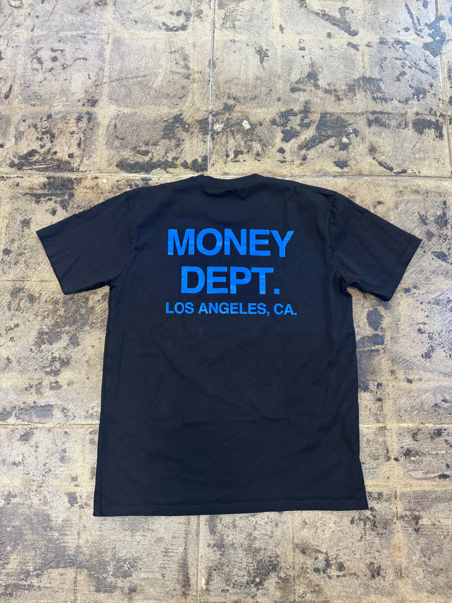 MONEY DEPT. DODGER BLUE POCKET TEE