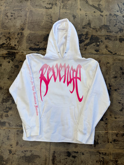 REVENGE WHITE VALENTINES DAY HOODIE