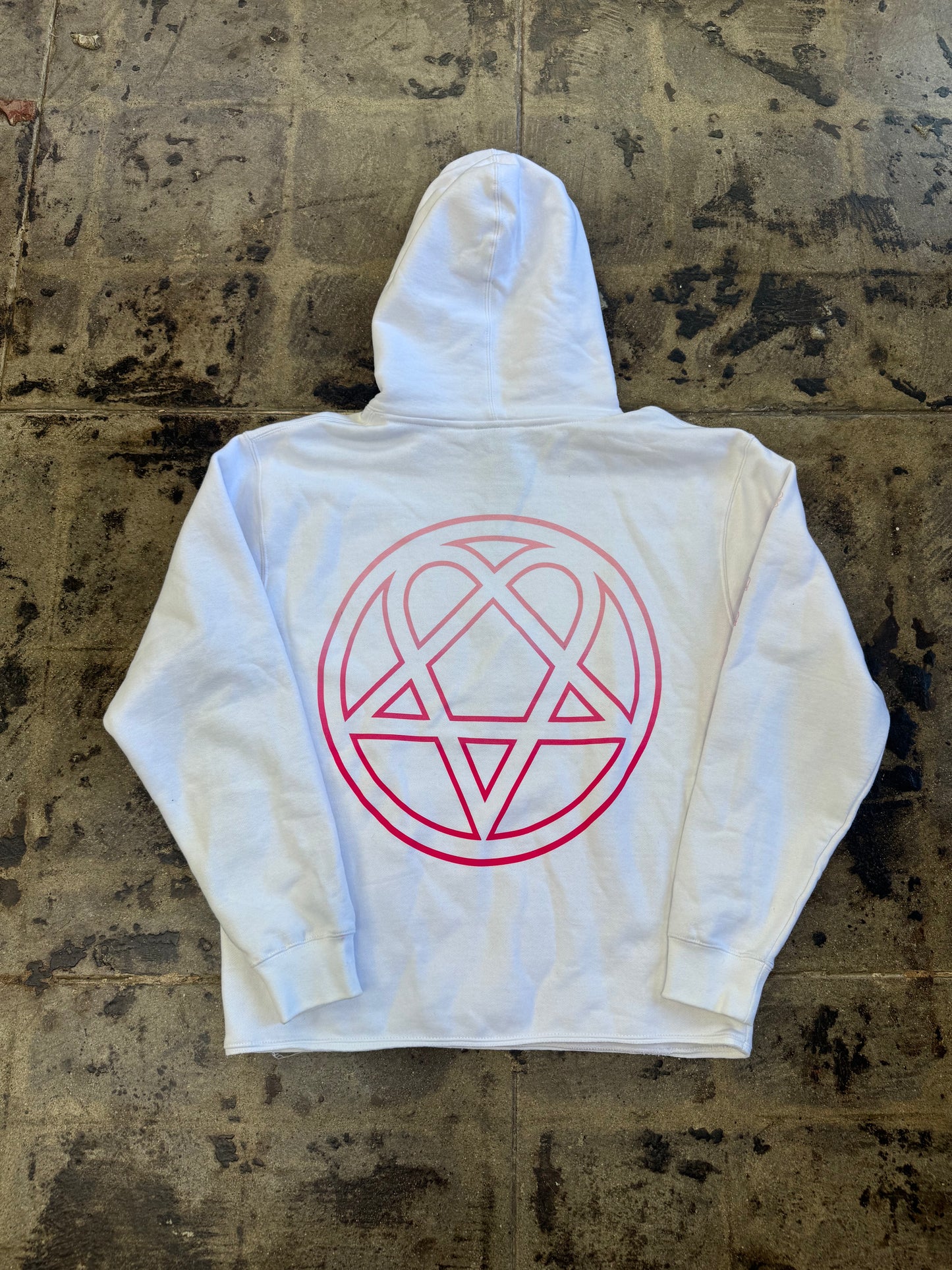 REVENGE WHITE VALENTINES DAY HOODIE