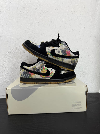 DUNK LOW SB SUPREME RAMMELLZEE (USED)