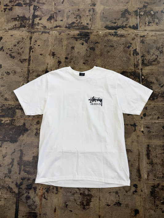 STUSSY LOS ANGELES WHITE TEE