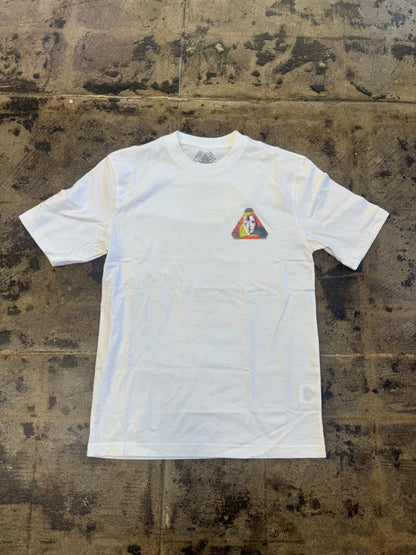 PALACE TRI BURY WHITE TEE