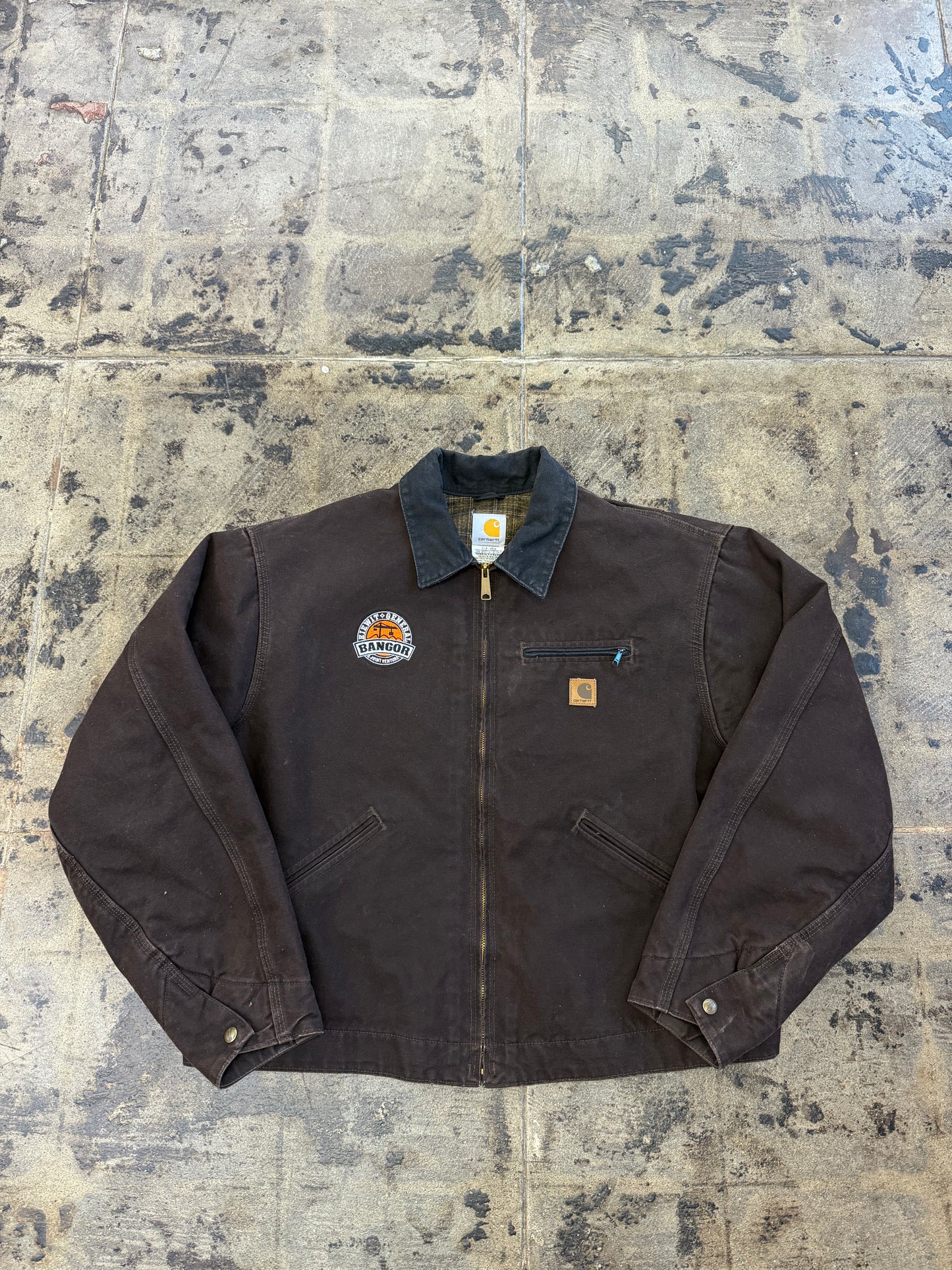 VINTAGE BROWN CARHARTT BANGOR JACKET