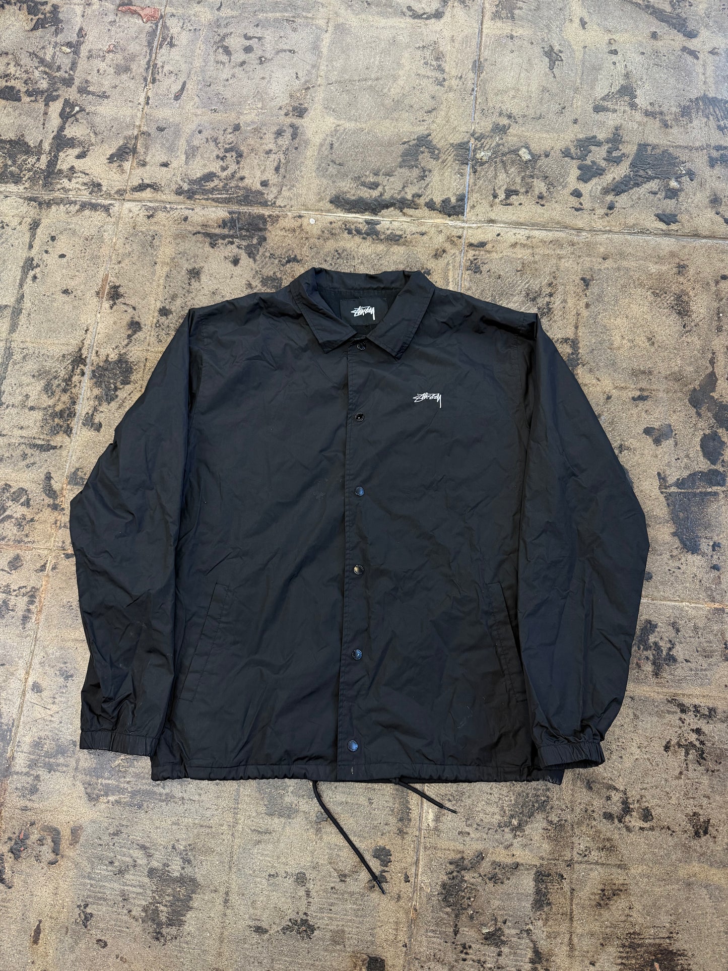 STUSSY CRUIZE COACH WINDBREAKER JACKET (USED)