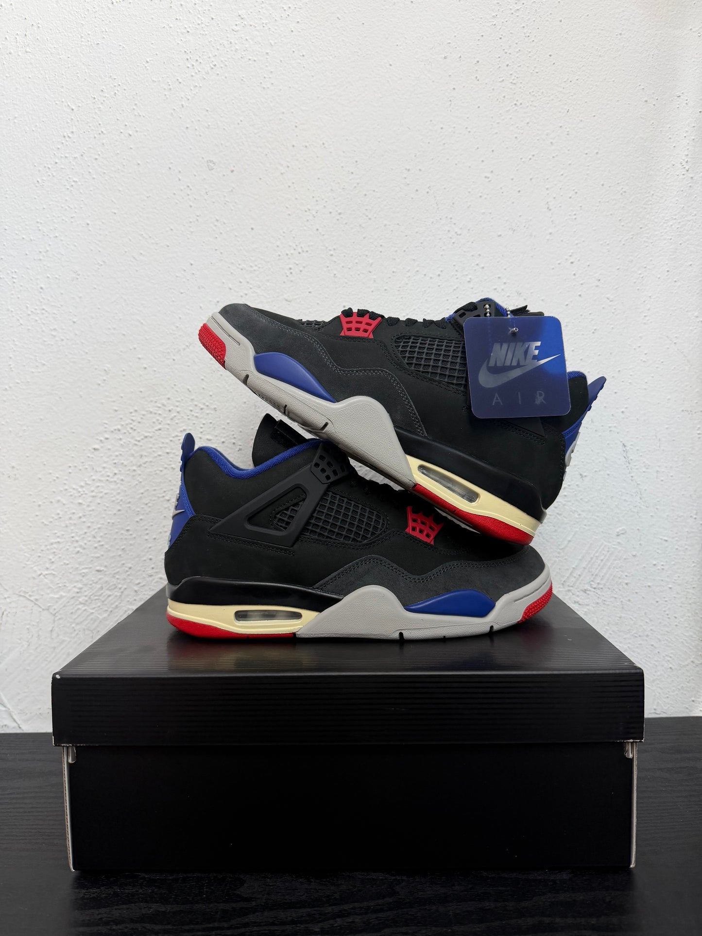 JORDAN 4 RARE AIR WHITE LETTERING
