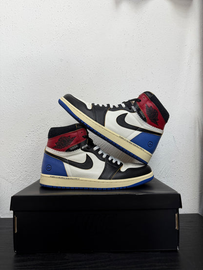 JORDAN 1 HIGH FRAGMENT x UNION VARSITY RED SPORT ROYAL (USED)