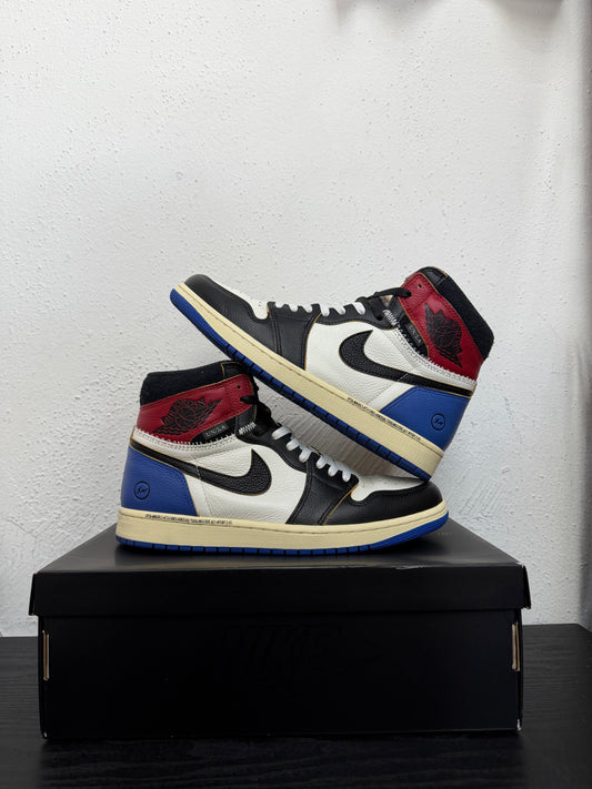 JORDAN 1 HIGH FRAGMENT x UNION VARSITY RED SPORT ROYAL (USED)