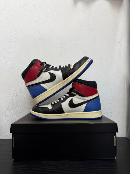JORDAN 1 HIGH FRAGMENT x UNION VARSITY RED SPORT ROYAL (USED)