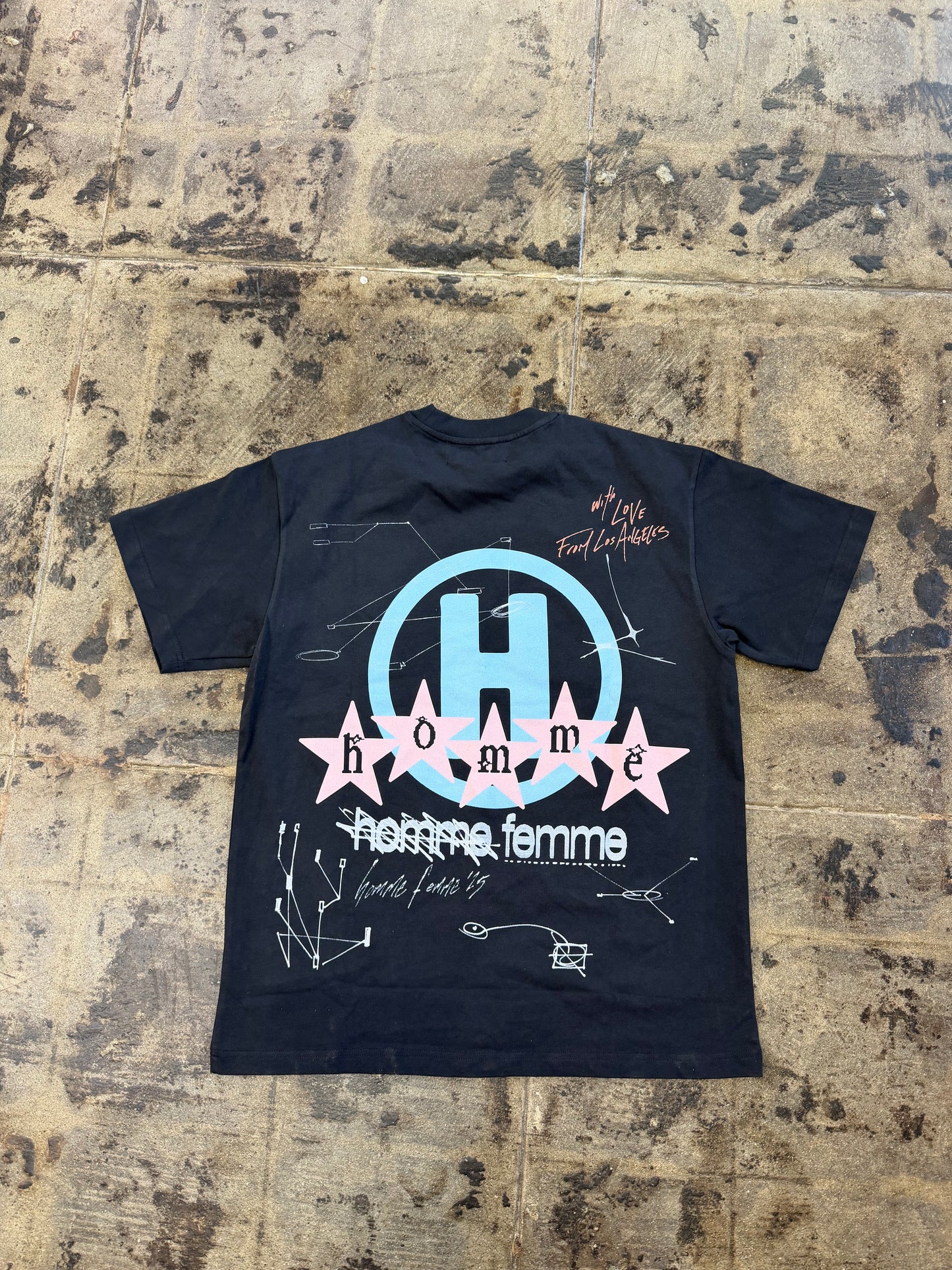 HOMME FEMME FICTITIOUS ART TEE