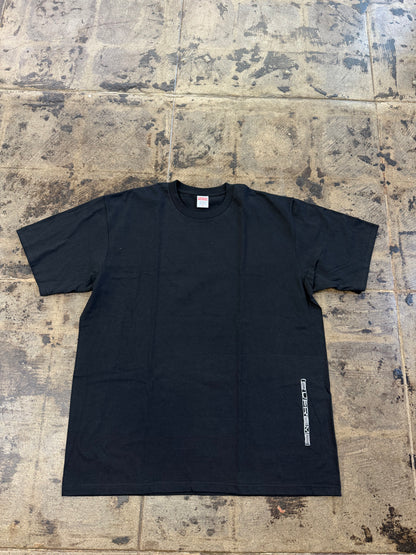 SUPREME BLACK SUPPER TEE (USED)