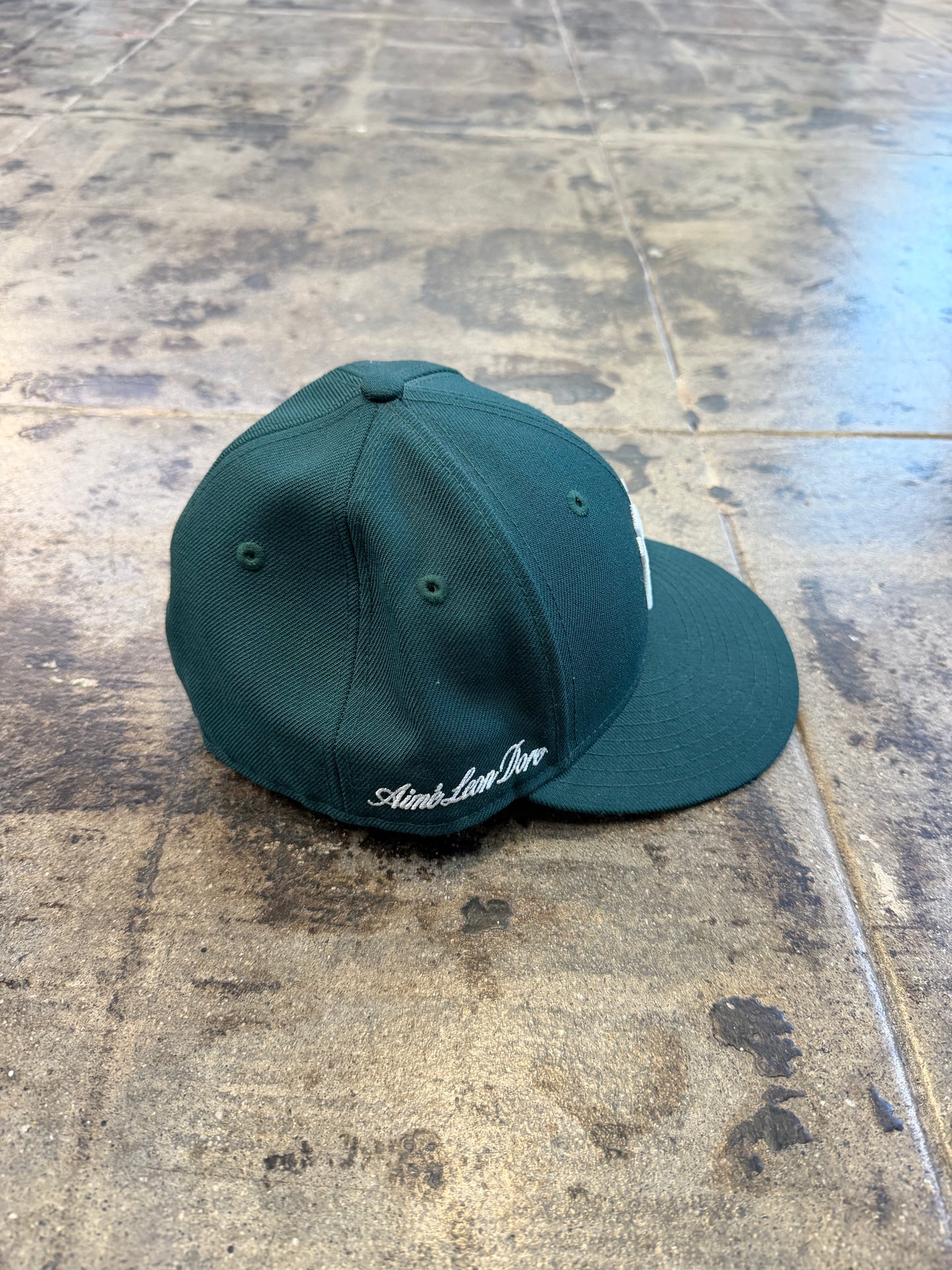 GREEN NY ALD FITTED HAT