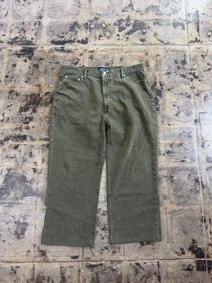 ABERCROMBIE &FITCH GREEN BAGGY PANTS