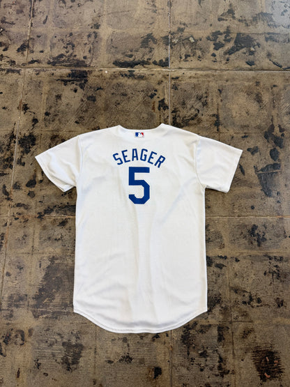 DODGERS #5 SEAGER MAJESTIC YOUTH JERSEY