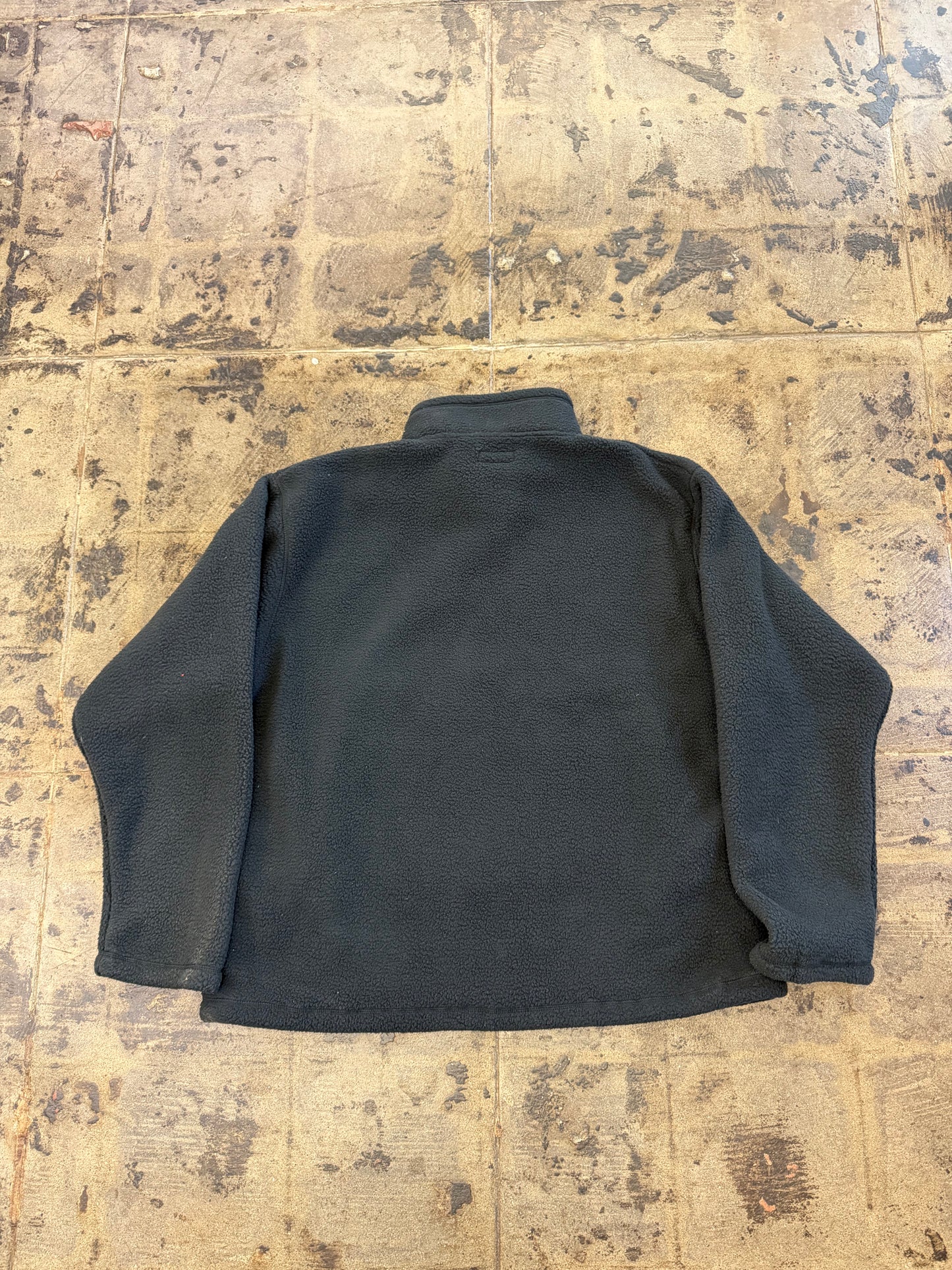 STUSSY HALF ZIP FLEECE JACKET