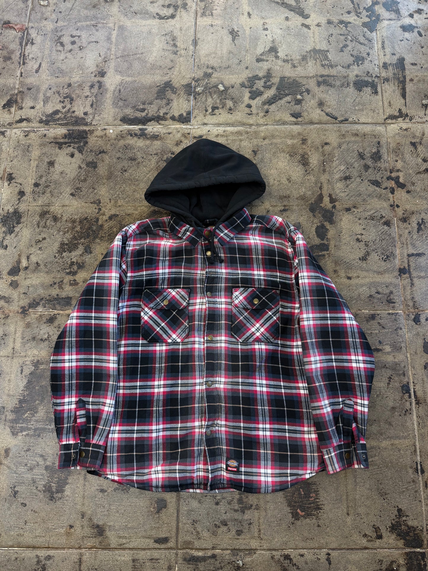 SUPREME DICKIES ZIP UP HOOD JACKET (USED)