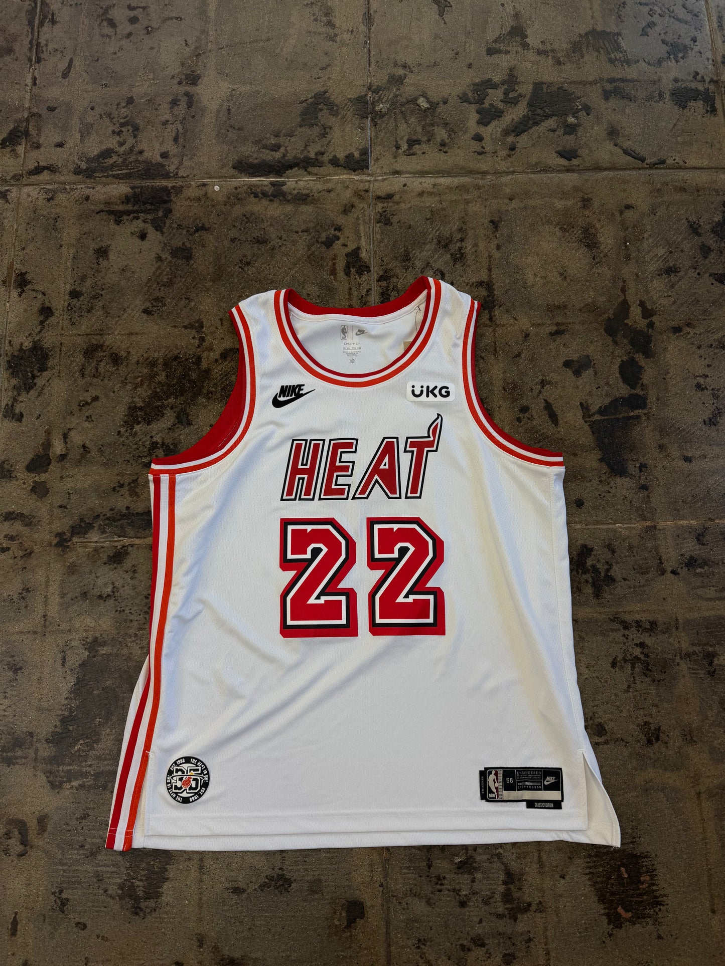 NIKE UKG JIMMY BUTLER MIAMI HEAT JERSEY