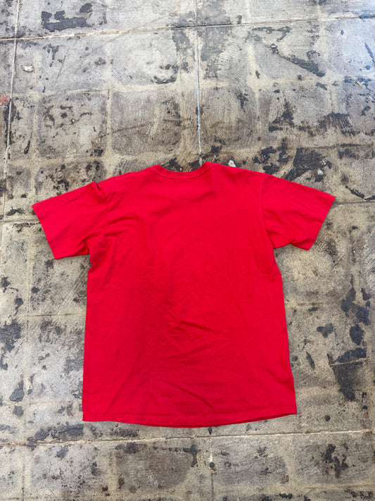 SUPREME RED DUNK TEE (USED)