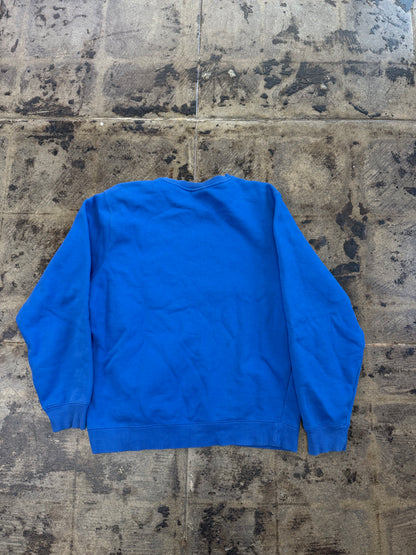STUSSY ARCH BLUE CREWNECK(USED)