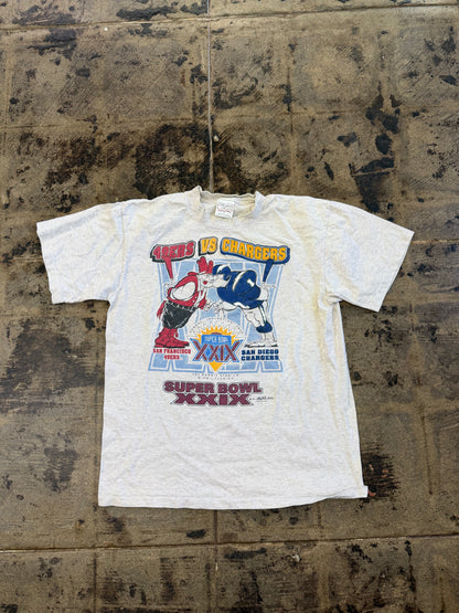 1995 SUPERBOWL 49ERS v CHARGERS TEE