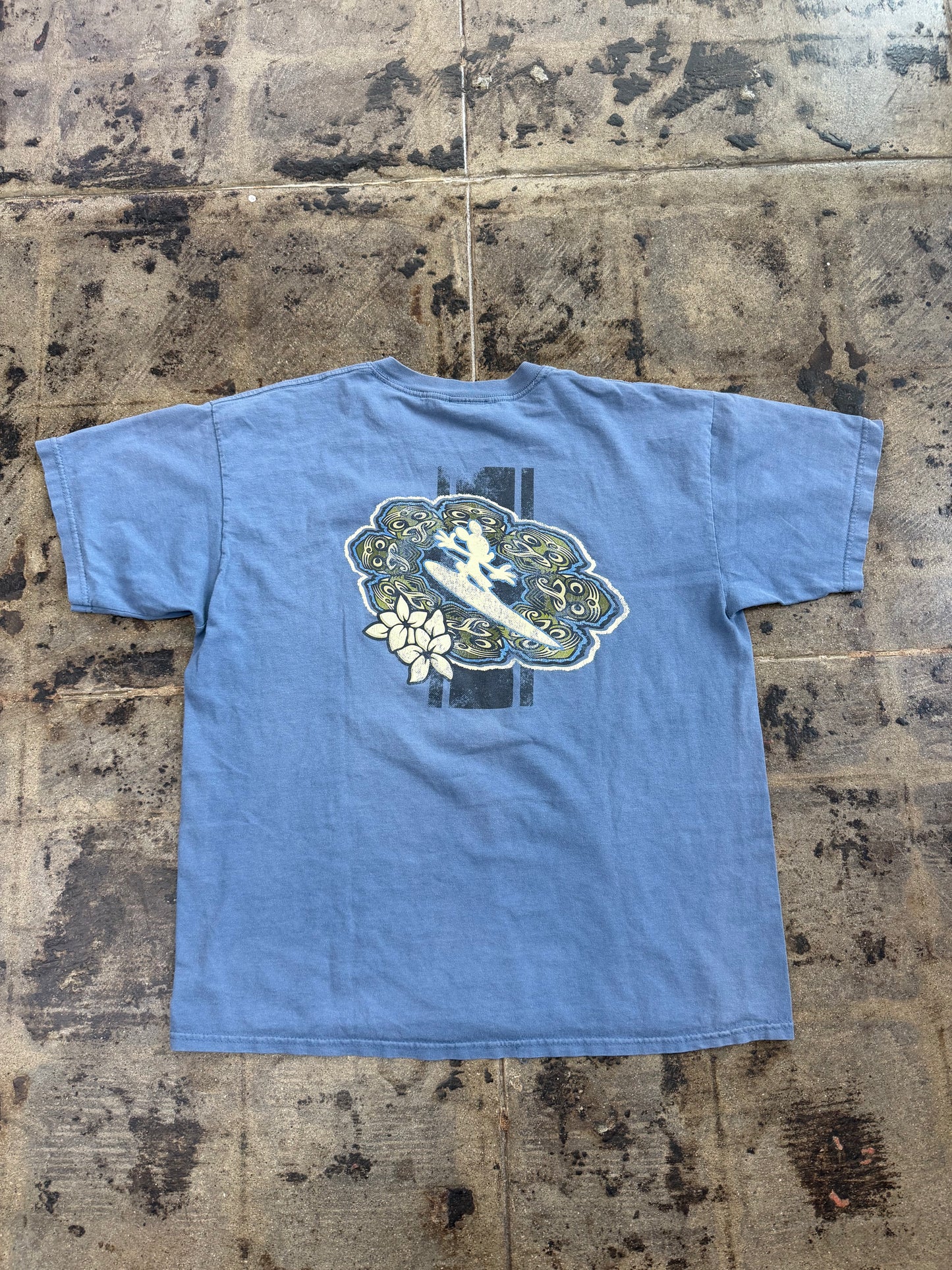 MICKEY SURFING VNTG BLUE TEE