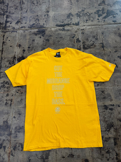 STUSSY YELLOW TEE