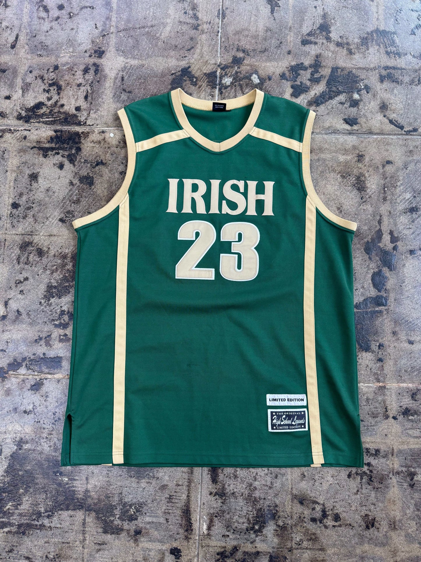 LEBRON JAMES #23 ST VINCENT/MARY IRISH JERSEY (USED)