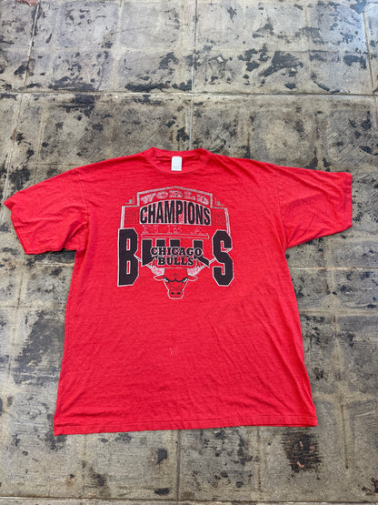CHICAGO BULLS WORLD CHAMPIONS TEE