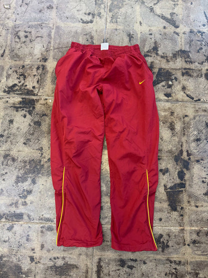 NIKE RED ZIPPER SWEATS