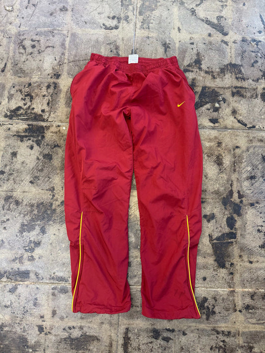 NIKE RED ZIPPER SWEATS