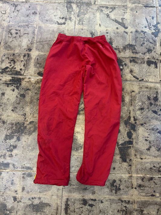 NIKE RED ZIPPER SWEATS
