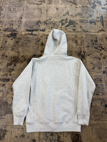 SUPREME MULTICOLOR CLASSIC HEATHER GREY HOODIE (USED)