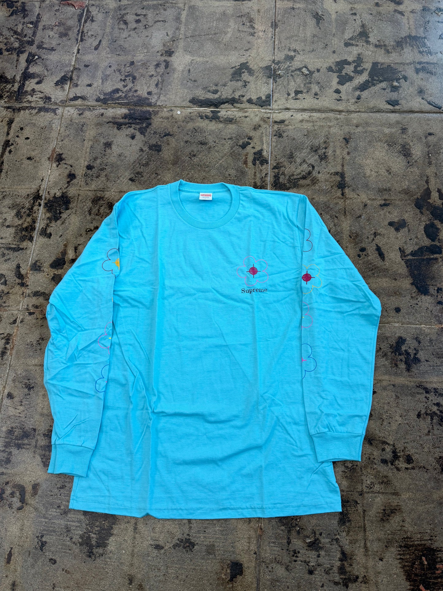 SUPREME BEEN HIT AQUA BLUE L/S