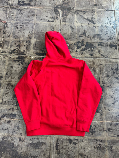 SUPREME CLASSIC AD RED HOODIE (USED)
