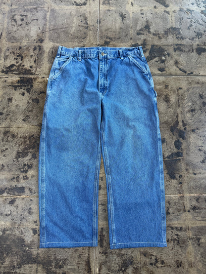 CARHARTT BLUE CARPENTER PANTS