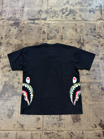 BAPE ABC SIDE SHARK TEE (USED)
