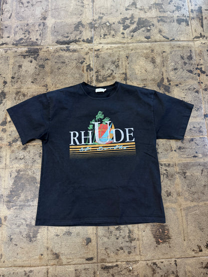 RHUDE TROPICS ST BARTHS TEE (USED)