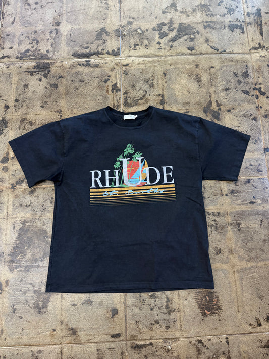 RHUDE TROPICS ST BARTHS TEE (USED)