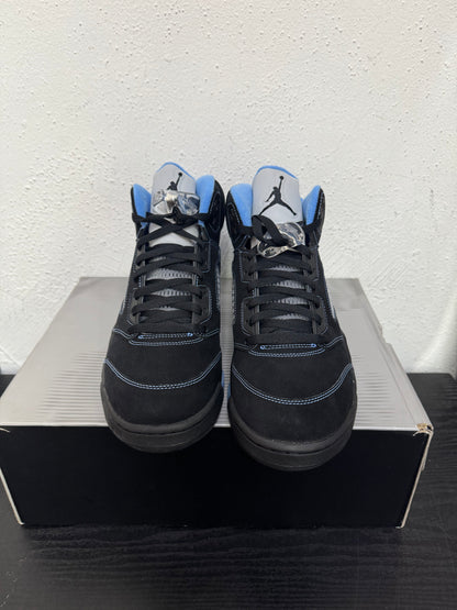 JORDAN 5 BLACK UNIVERSITY BLUE