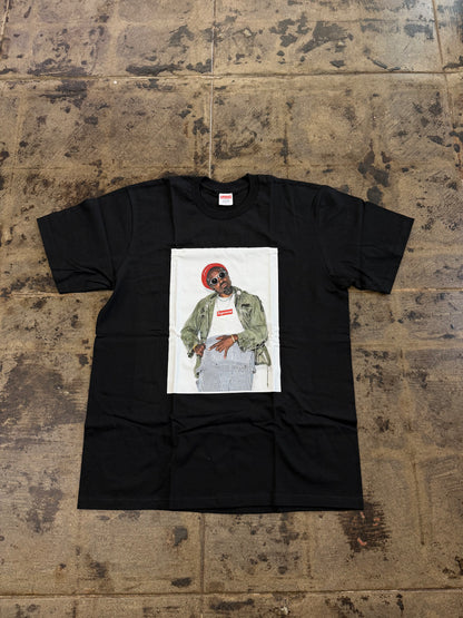 SUPREME ANDRE 3000 BLACK TEE