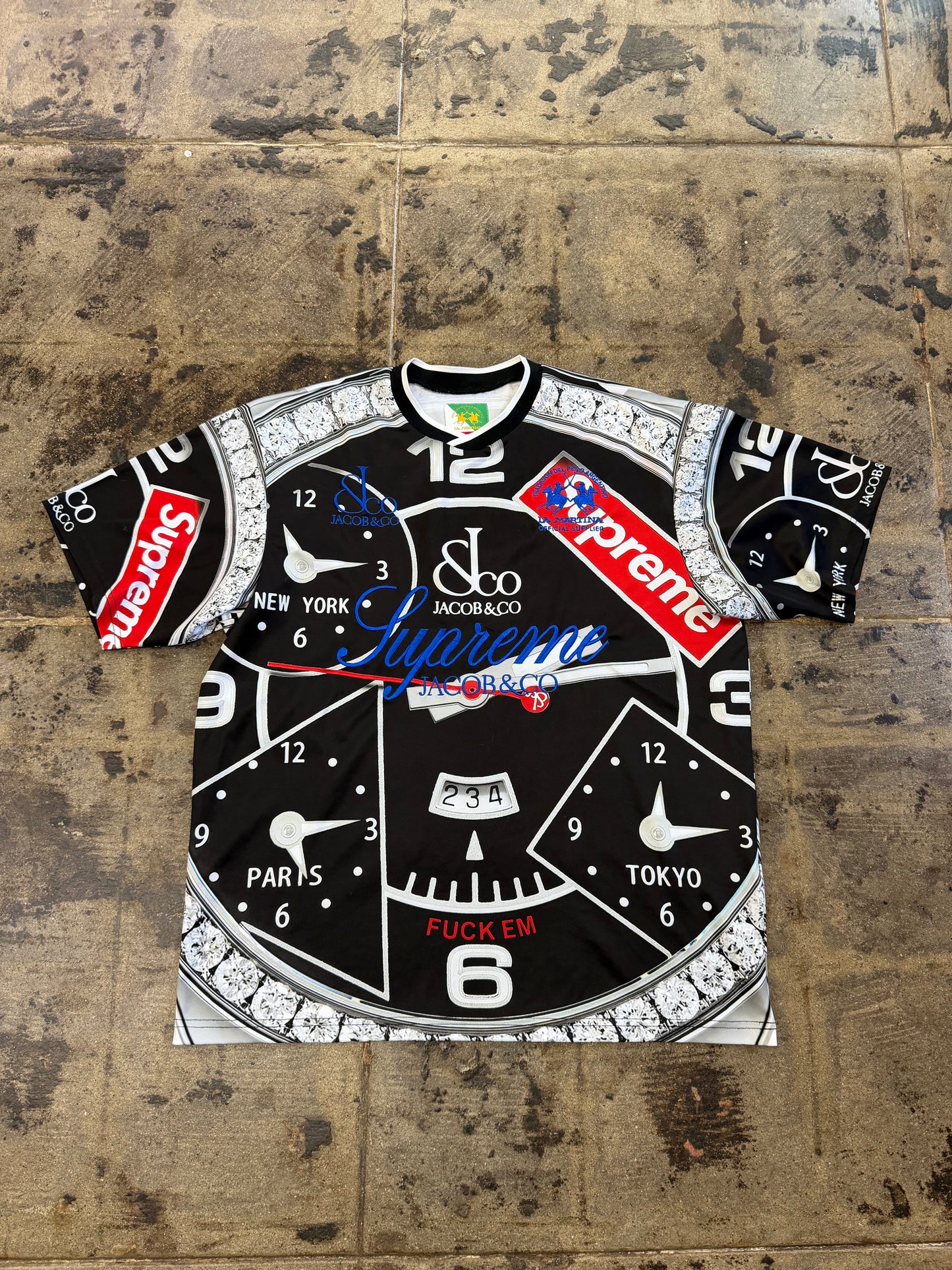 SUPREME LA MARTINA SOCCER JERSEY (USED)