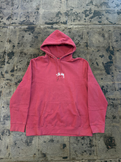 STUSSY PINK HOODIE (USED)