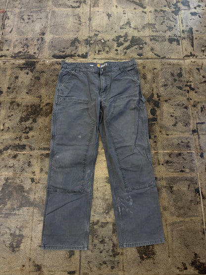CARHARTT GREY DOUBLE KNEE PANTS