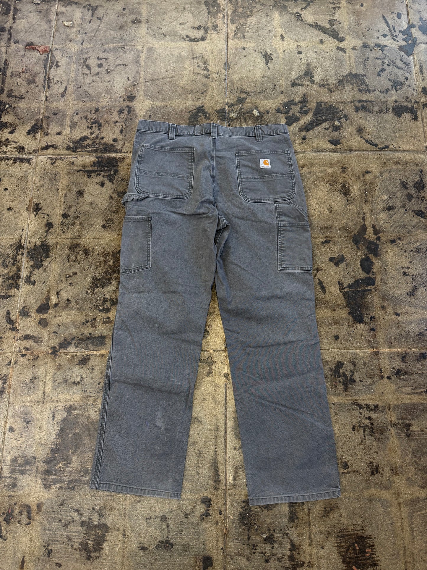 CARHARTT GREY DOUBLE KNEE PANTS